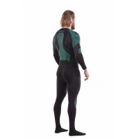 Термофутболка DF 3DTHERMO GREEN с длинным рукавом