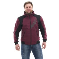 Мототолстовка DF Urban Bordo с защитой