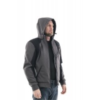 Мототолстовка DF Urban Grey с защитой