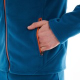 Мужская флисовая кофта Level. Blue Orange 2023