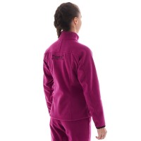 Женская флисовая кофта Level. Purple Black