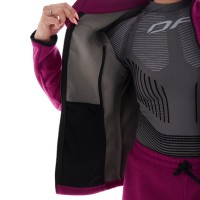 Женская флисовая кофта Level. Purple Black